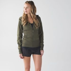 Lululemon In Flux Jacket reversible Fatigue Green